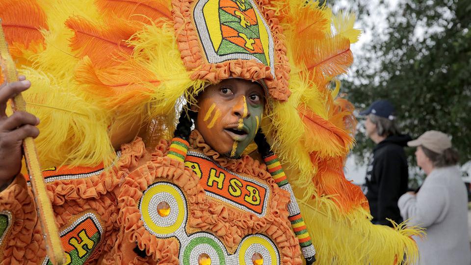 Mardi Gras Indians, here they come – Downtown Super Sunday Parade, April 10